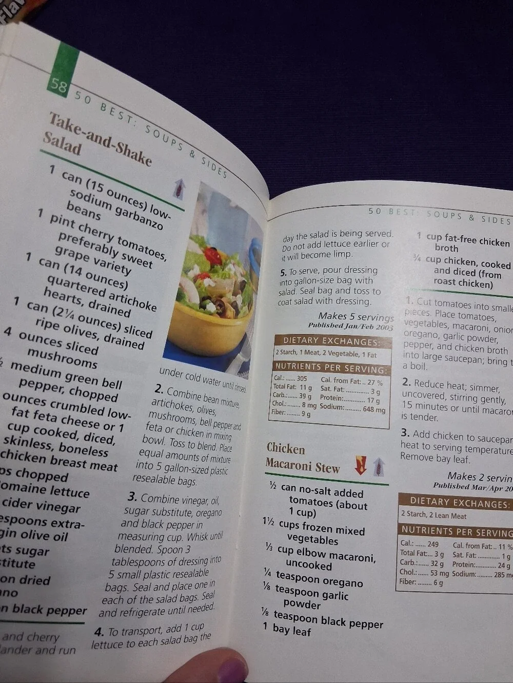 Diabetic Cooking Lot Including 2007 50th Special Issue Cookbook Recipe Booklets